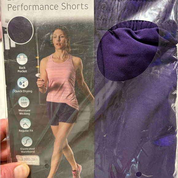 Crane Pants - Women's Performance Athletic Shorts in Purple